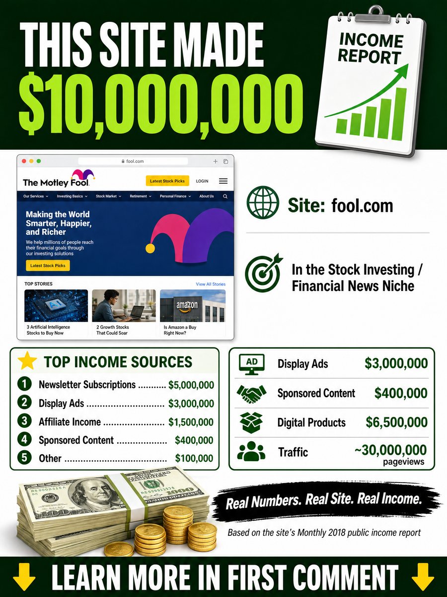Fool.com Income Report