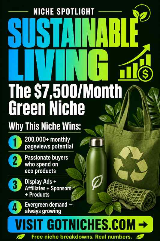 Sustainability & Green Living Niche Report